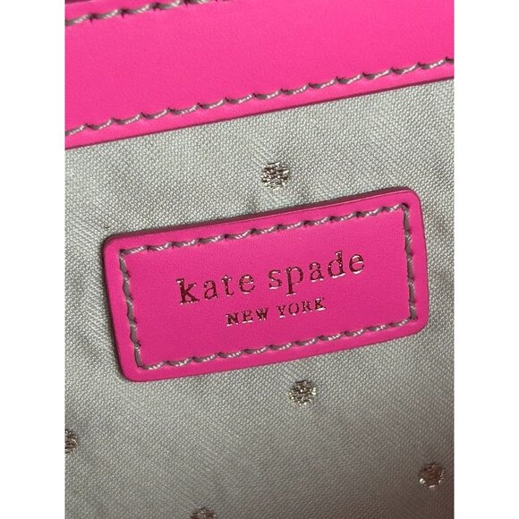 Kate Spade Large Dual Handle Leather Tote Bag in Pink - Picture 6 of 12